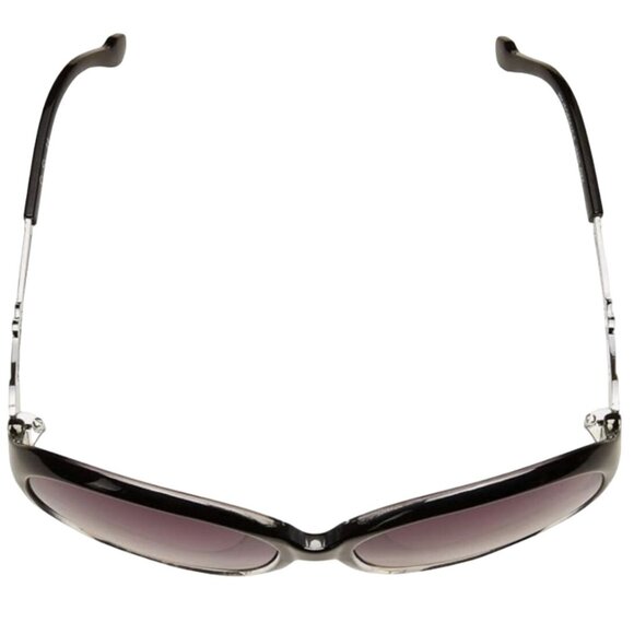 Jessica Simpson Sunglasses Black Crystal Metal Knot Temple Women\'s Oval J5835